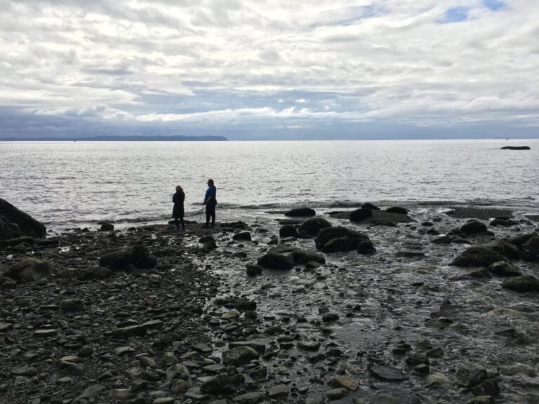 On the beach at Apodaca Park